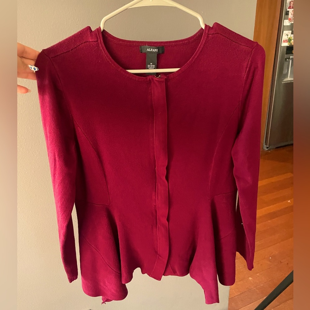 Zip up sweater